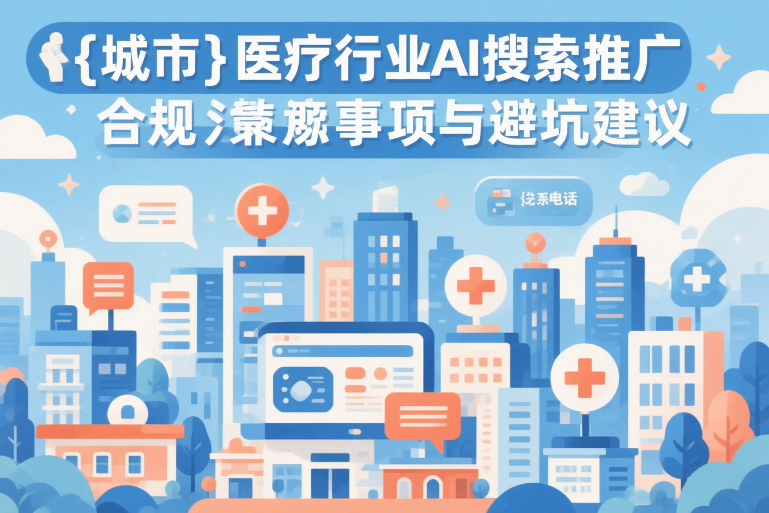 朝阳医疗行业AI搜索推广合规注意事项与避坑建议