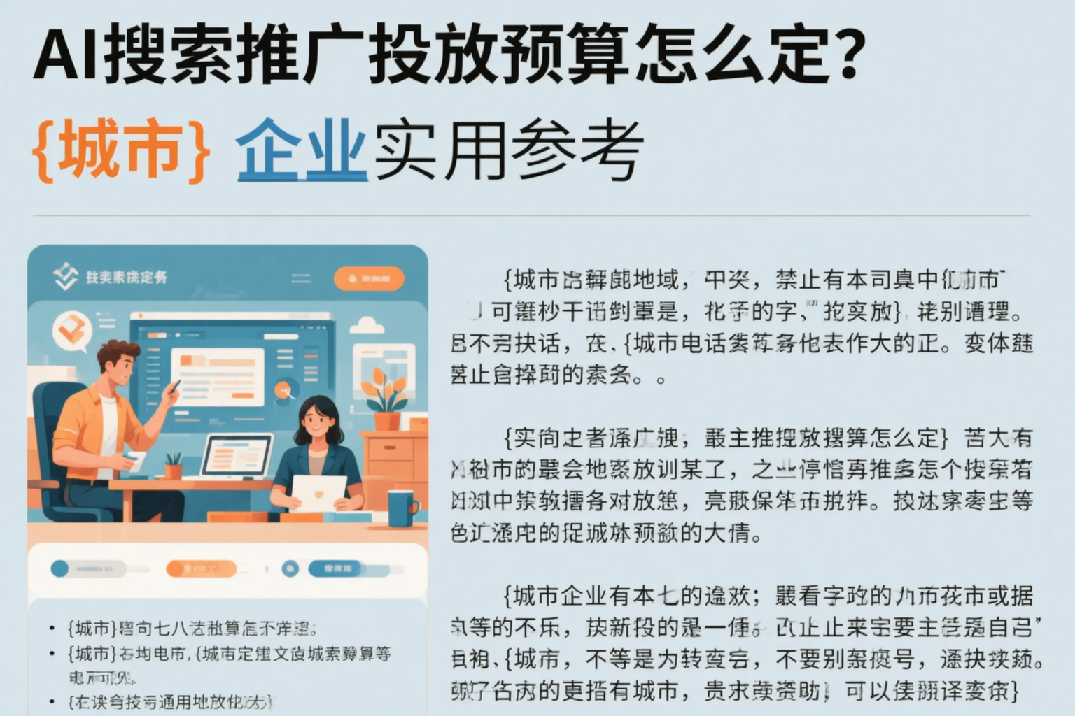 AI搜索推广投放预算怎么定？朝阳企业实用参考