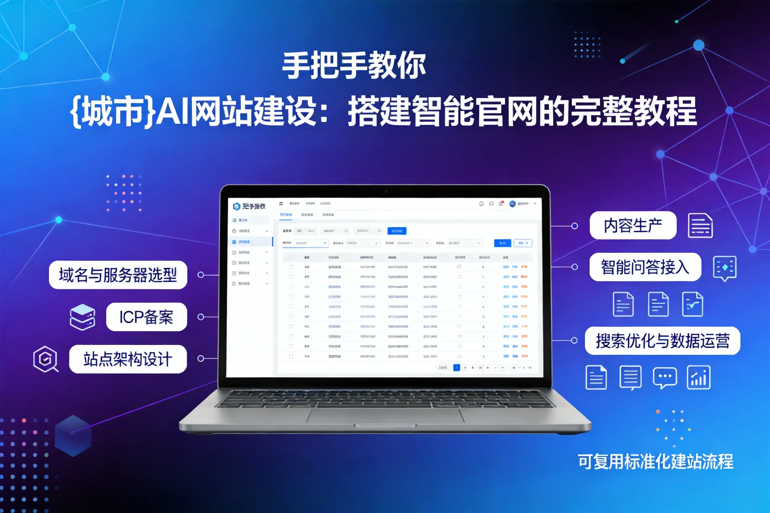 手把手教你朝阳AI网站建设：搭建智能官网的完整教程