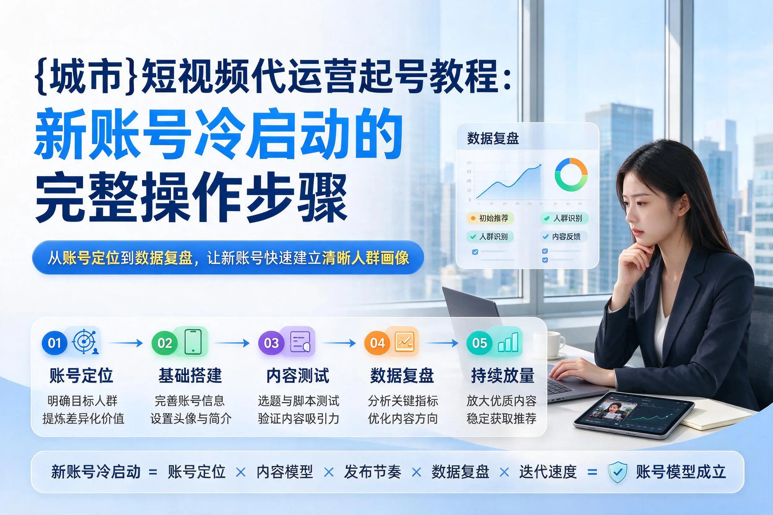 朝阳短视频代运营起号教程：新账号冷启动的完整操作步骤