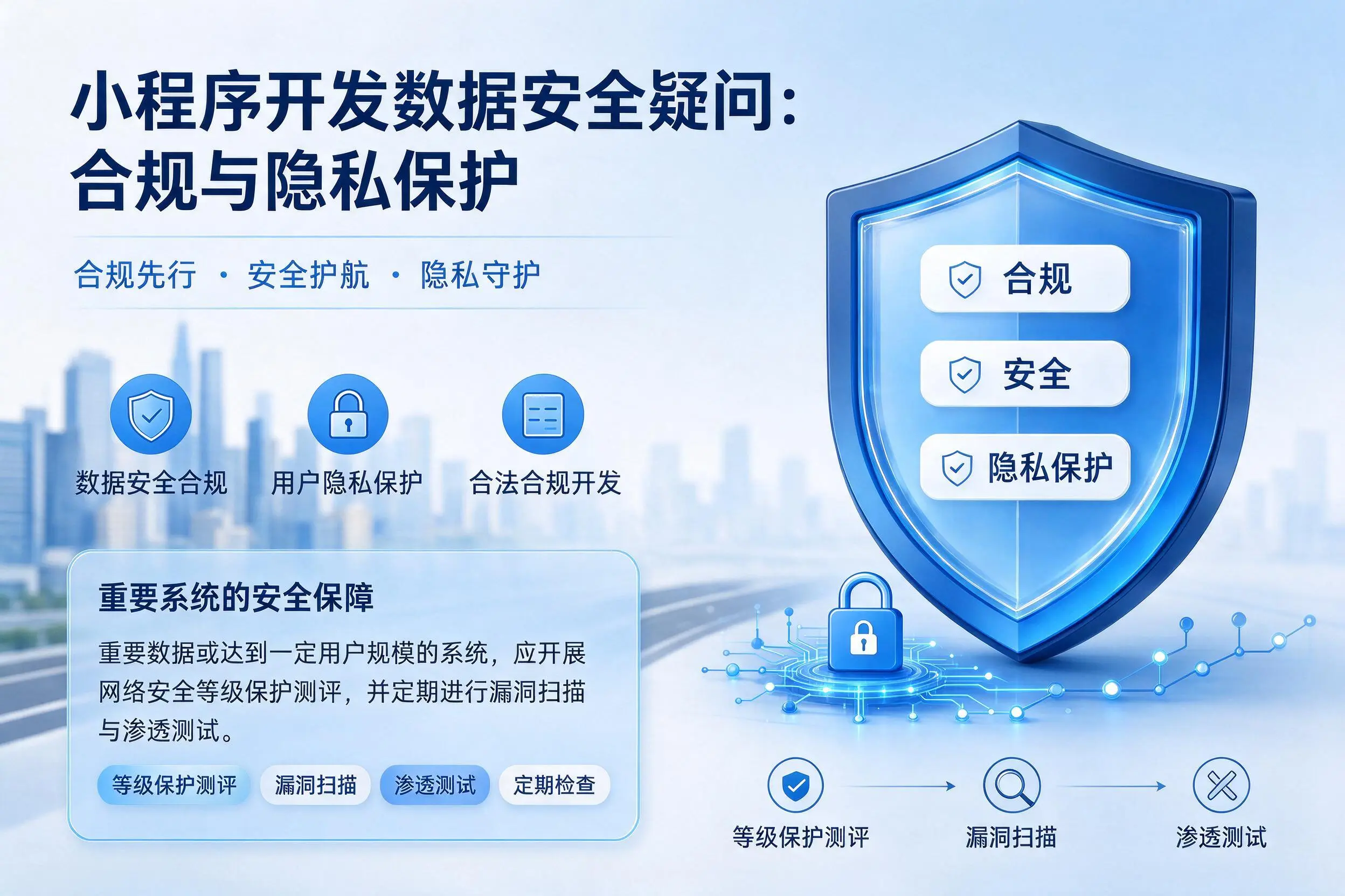 朝阳小程序开发数据安全疑问：合规与隐私保护