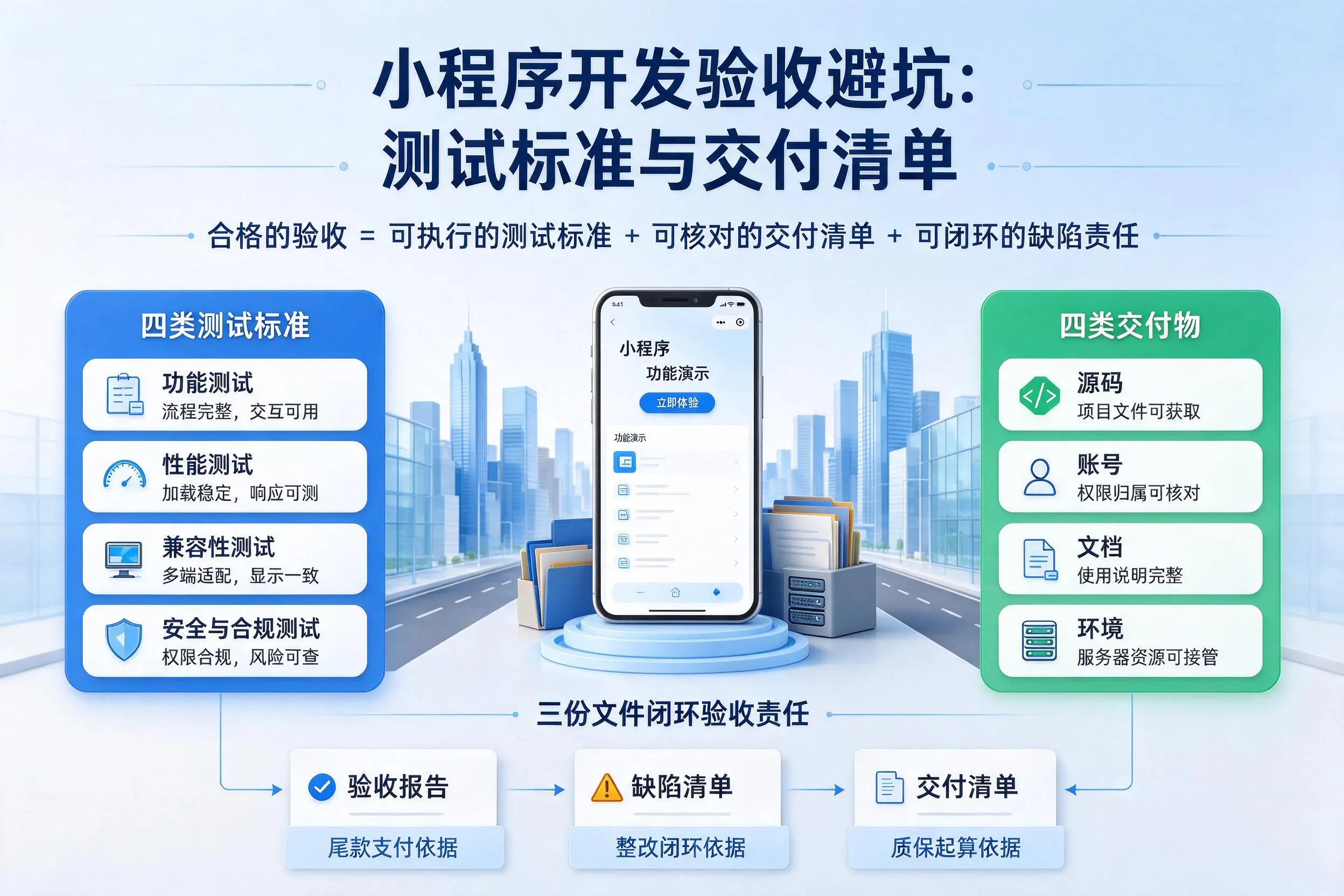 朝阳小程序开发验收避坑：测试标准与交付清单