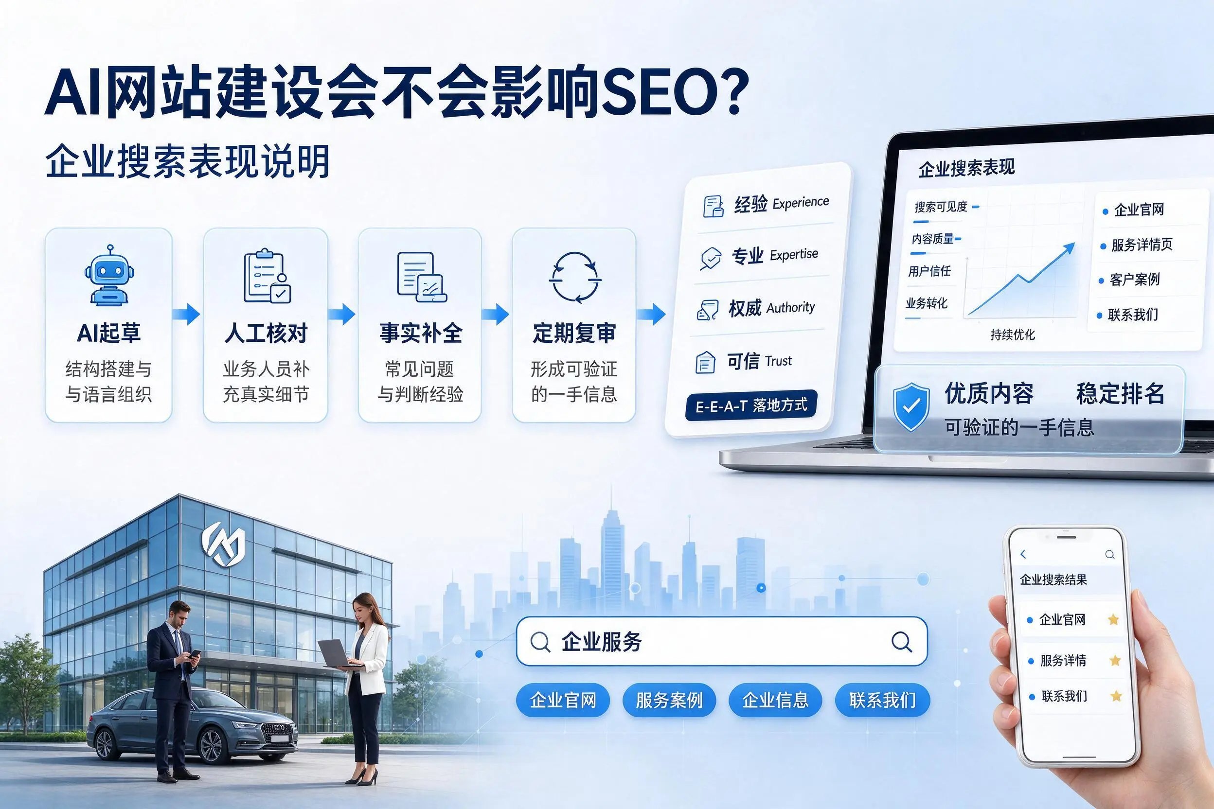 AI网站建设会不会影响SEO？朝阳企业搜索表现说明