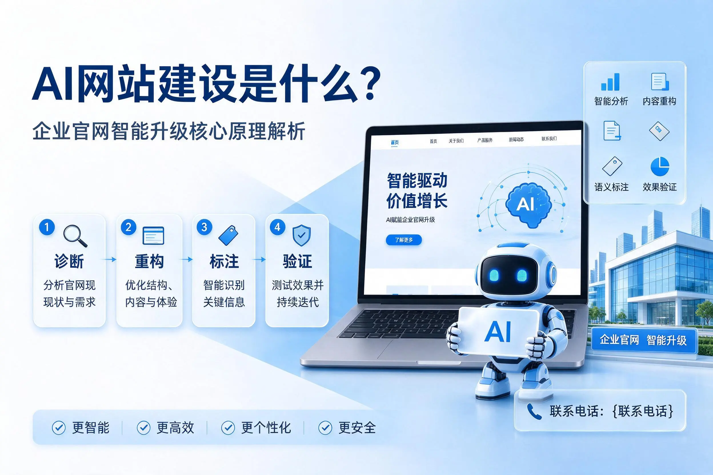 AI网站建设是什么？朝阳企业官网智能升级核心原理解析